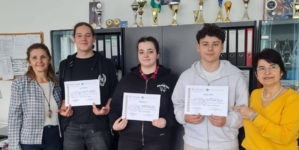 Trei elevi de la Colegiul Economic „Nicoale Titulescu” Baia Mare au obținut rezultate foarte bune la Olimpiada Națională de Limba Germană